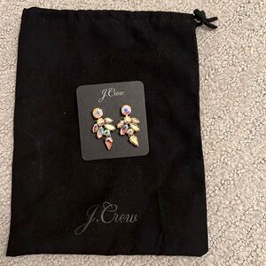 JCrew crystal drop earrings